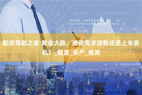 配资导航之家 黄金大跌，避险需求消散还是上车良机？_配置_资产_使其