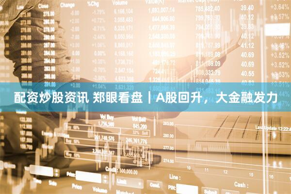 配资炒股资讯 郑眼看盘｜A股回升，大金融发力